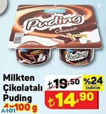 MİLKTEN ÇİKOLATALI PUDİNG MİLKTEN ÇİKOLATALI PUDİNG